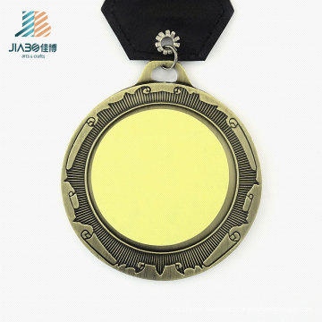 Free Sample Gold Engraved Custom Logo Normal Metal Medal